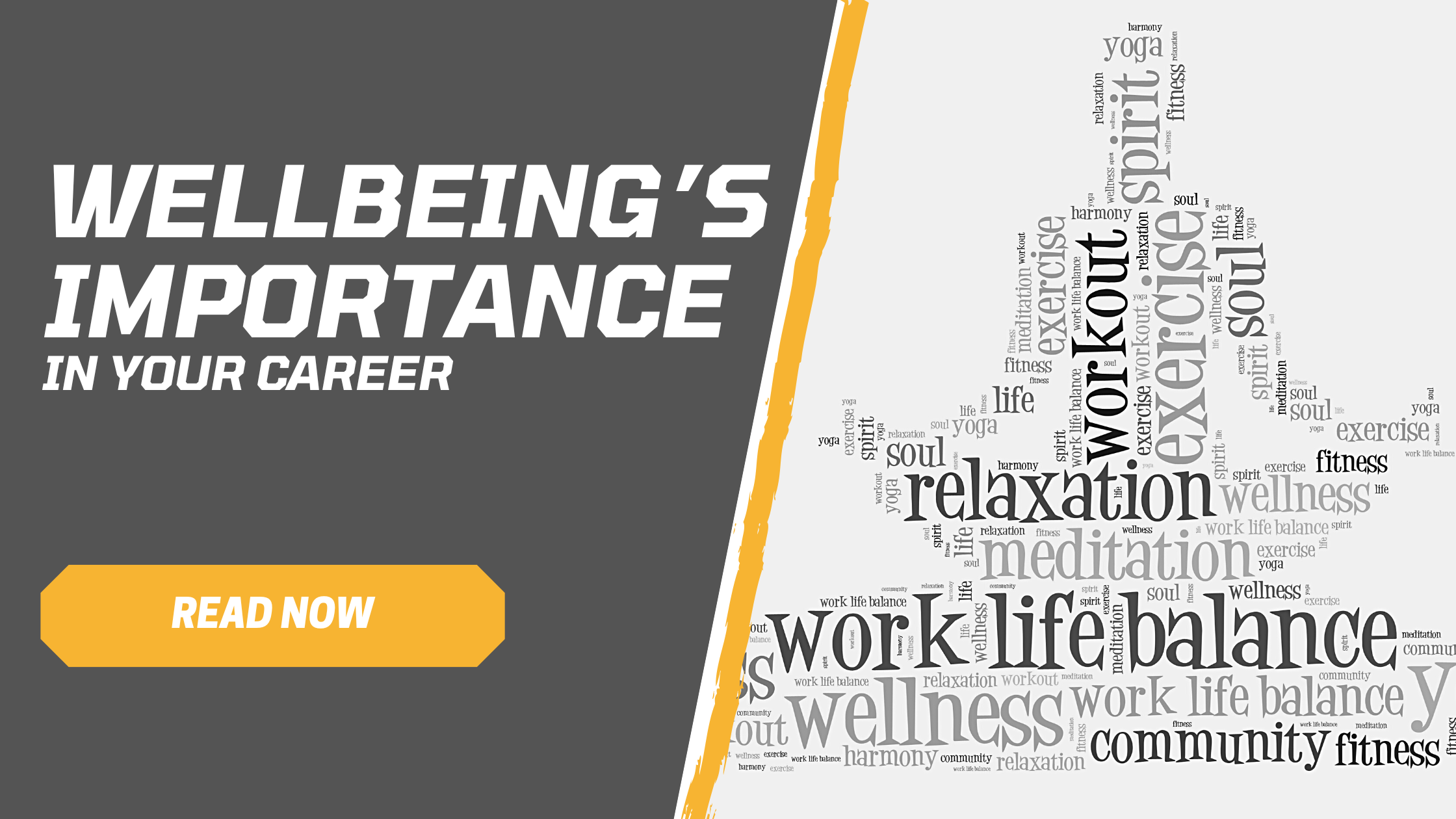 Wellbeing’s importance in your career